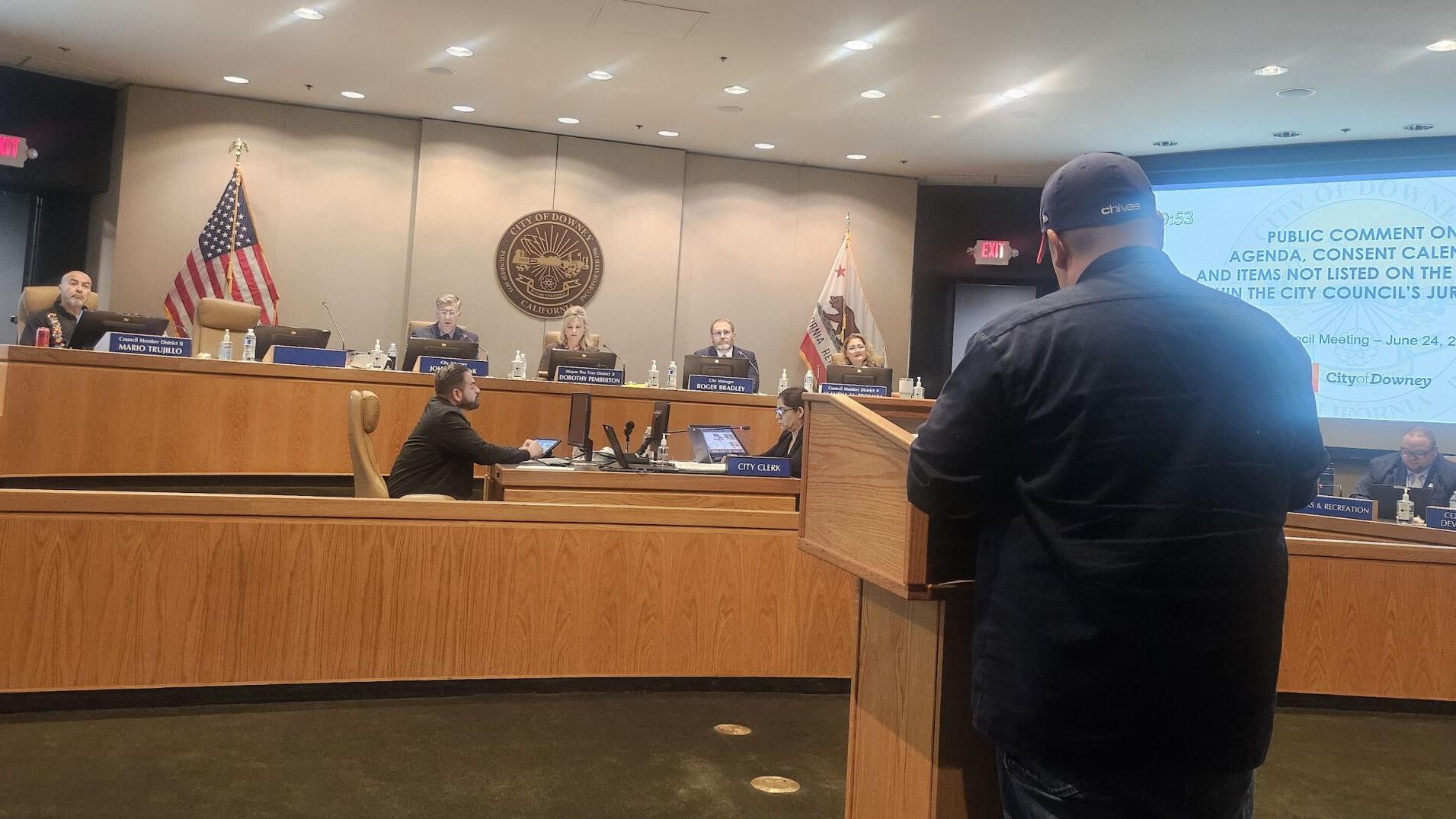 Downey residents demand a statement from elected officials who remained quiet after ICE raids